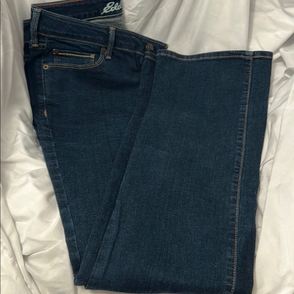 Eddie Bauer Dark Blue Denim Bootcut Jeans